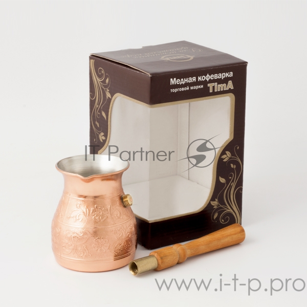 Кофеварка медная 0,3л с/р, подар. упак.Утро Востока УВ-300сп