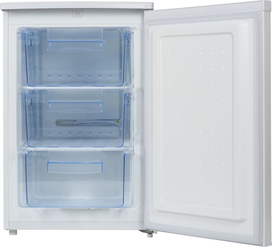 Морозильная камера KRAFT KF-HS100W 100л ,Общий объем: 100 л. Полезный объем: 86 л. Тип управления: механический. Класс энергопотребления: A+. Климатический класс: N-ST (от +16°С до + 38°С). Количество компрессоров: 1.