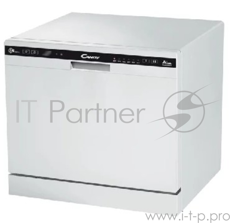 Посудомоечная машина CANDY CDCP 8E-07 (ШхГхВ) 55x50x59.5 см. Цвет белый. Компактная, 8 комплектов.Кол-во программ 6, кол-во темп. режимов 5.Сушка конденсационная. Стандартные программы мойки,экспресс-программа (быстрый цикл), деликатная программа для