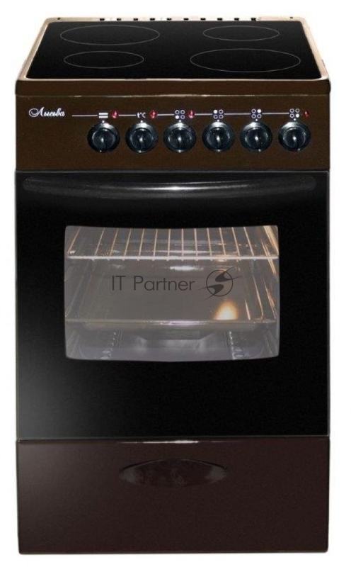 Плита Электрическая Лысьва EF4011MK00 коричневый (без крышки)