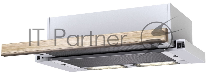 Вытяжка Krona Kamilla 600 Wood (2 мотора) Механическое кнопочное управление, 2 мотора, высокая произволительность 550 м3/ч, уровень шума min- 40дБ, 3 скоростных режима, тип освящения лампы накаливания 2х25Вт, тип угольного фильтра KU (в комплект не