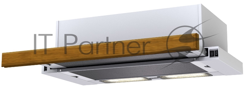 Вытяжка Krona Kamilla 600 Wood (2 мотора) Механическое кнопочное управление, 2 мотора, высокая произволительность 550 м3/ч, уровень шума min- 40дБ, 3 скоростных режима, тип освящения лампы накаливания 2х25Вт, тип угольного фильтра KU (в комплект не