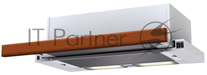 Вытяжка Krona Kamilla 600 Wood (2 мотора) Механическое кнопочное управление, 2 мотора, высокая произволительность 550 м3/ч, уровень шума min- 40дБ, 3 скоростных режима, тип освящения лампы накаливания 2х25Вт, тип угольного фильтра KU (в комплект не