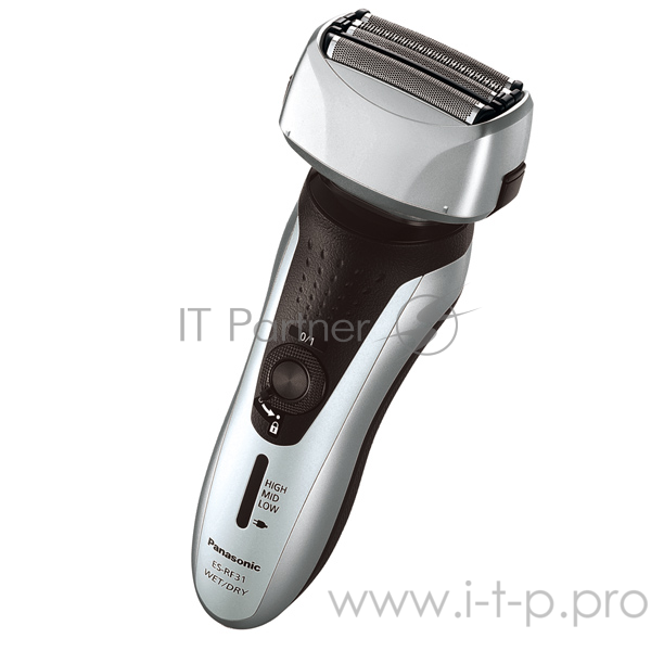 Электробритва PANASONIC ES-RF31-S520 сух./влаж. брит, сам. под стр. воды, аккум., триммер, стой. для зарад., 3 ступ. инд. зар. 4 дугооб. сеток
