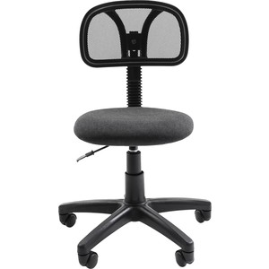 Офисное кресло Chairman 250 серое (ткань серии C, сетка, пластик, газпатрон 3 кл, ролики)