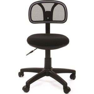 Офисное кресло Chairman 250 чёрное (ткань серии C, сетка, пластик, газпатрон 3 кл, ролики)