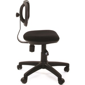 Офисное кресло Chairman 250 чёрное (ткань серии C, сетка, пластик, газпатрон 3 кл, ролики)