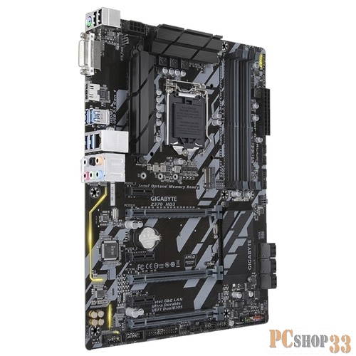 Материнская плата Gigabyte GA-Z370 HD3 RTL {LGA1151, Z370, 4*DDR4, 3xPCI-E, GbLAN, DVI, HDMI, SATA RAID, ATX}