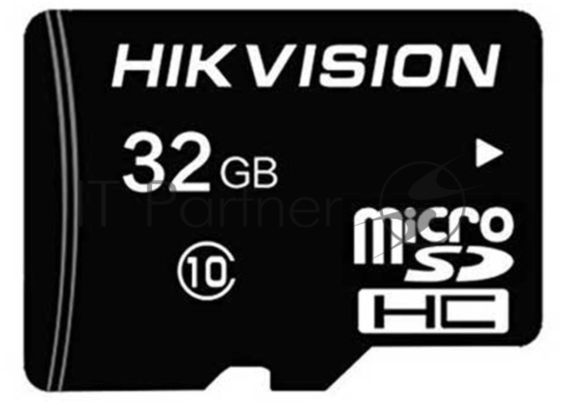 Флеш карта microSDHC 32GB Hikvision HS-TF-C1(STD)/32G/Adapter <HS-TF-C1(STD)/32G/Adapter> (с SD адаптером) R/W Speed 92/20MB/s , V10
