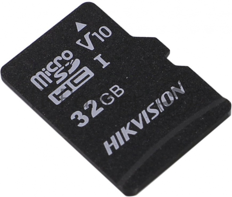 Флеш карта microSDHC 32GB Hikvision HS-TF-C1(STD)/32G/Adapter <HS-TF-C1(STD)/32G/Adapter> (с SD адаптером) R/W Speed 92/20MB/s , V10