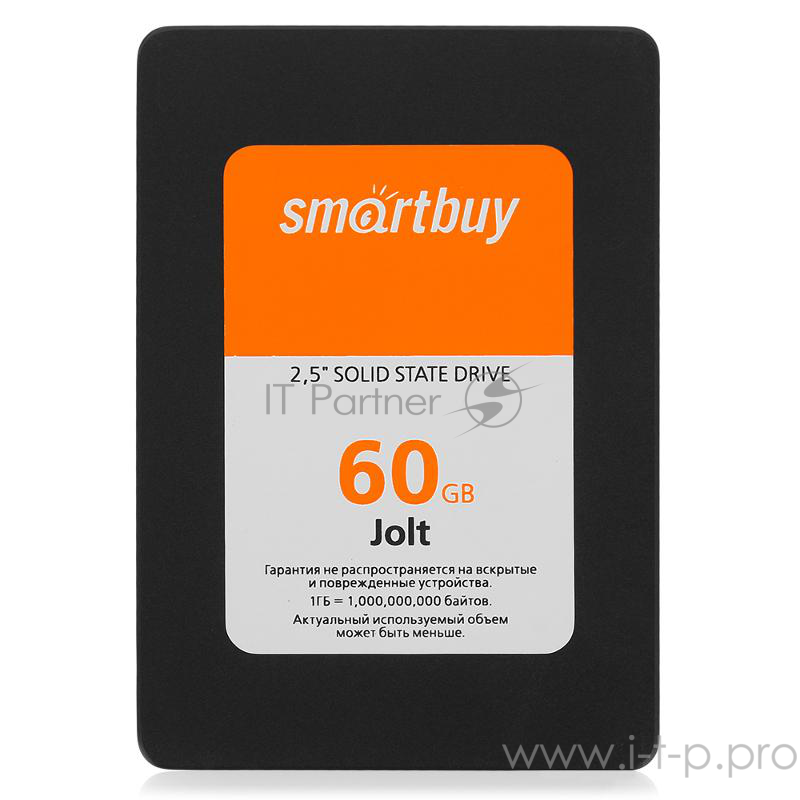 накопитель Smartbuy SSD 60Gb Jolt SB060GB-JLT-25SAT3 {SATA3.0, 7mm}
