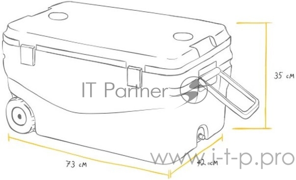 Автохолодильник Арктика 2000-80 80л зеленый/белый
