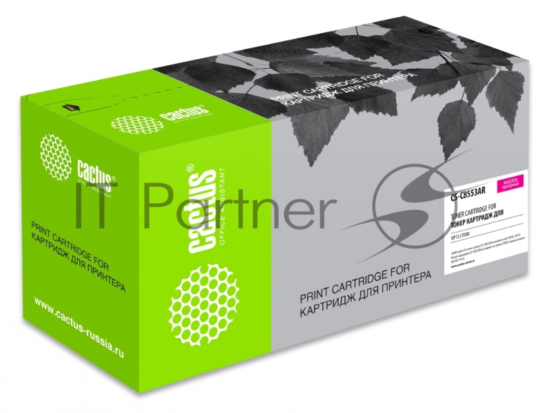 Картридж лазерный Cactus CS-C8553AR пурпурный (25000стр.) для HP CLJ 9500