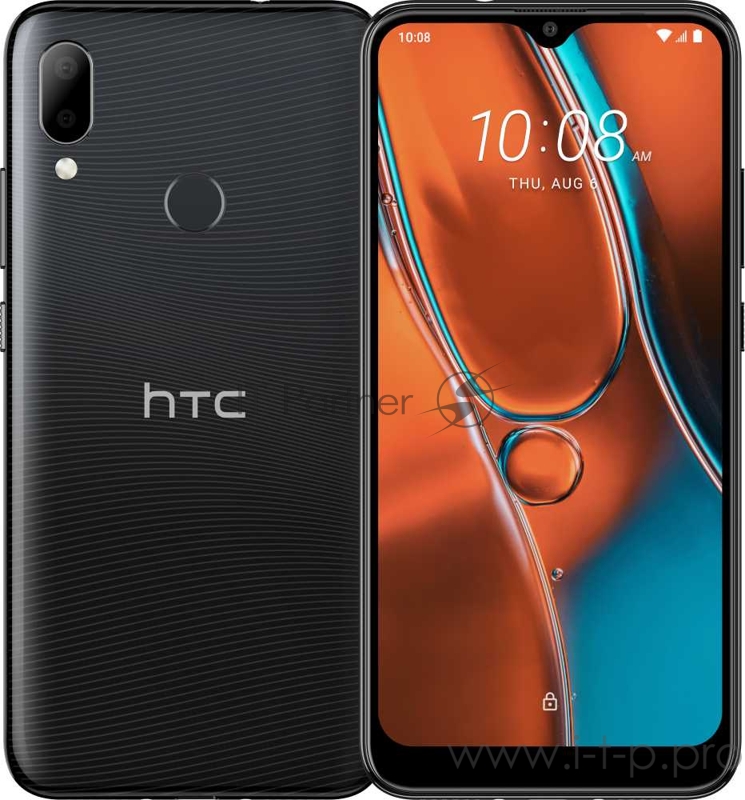 Смартфон HTC Wildfire E2 64Gb 4Gb черный моноблок 3G 4G 2Sim 6.217 720x1560 Android 10.0 16Mpix 802.11 a/b/g/n/ac GPS GSM900/1800 GSM1900 MP3 FM A-GPS microSD max128Gb