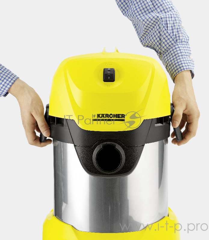 Пылесос Karcher WD 3 Premium *EU-I 1000Вт желтый/черный