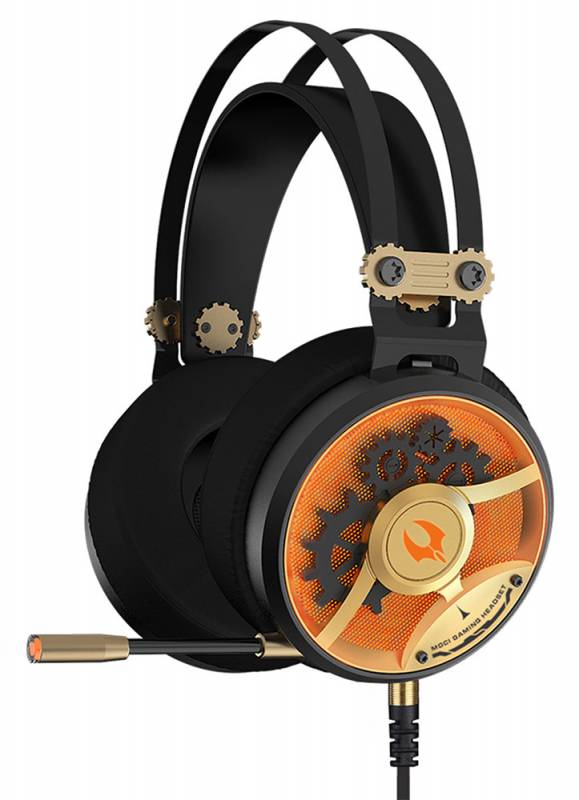 Наушники с микрофоном A4 Bloody M660 черный/бронзовый 1.2м мониторы оголовье (A4TECH M660)