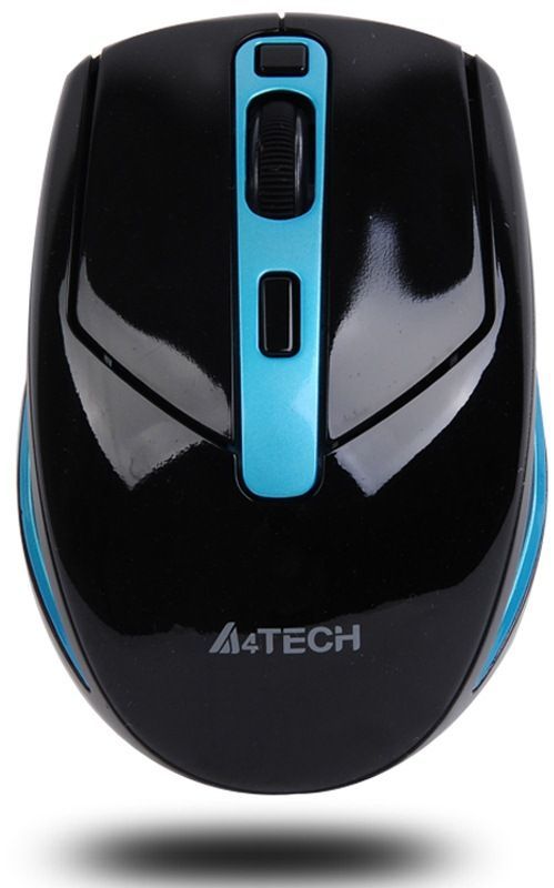 Мышь A4 V-Track G11-590FX черный/синий