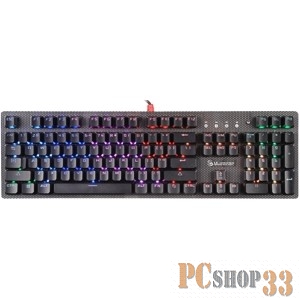Клавиатура A4 Bloody B810R серый/черный USB Gamer LED