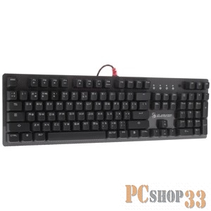 Клавиатура A4 Bloody B810R серый/черный USB Gamer LED