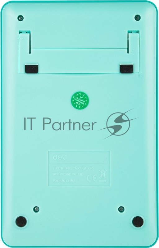 Калькулятор настольный Deli Touch EM01531 голубой 12-разр.