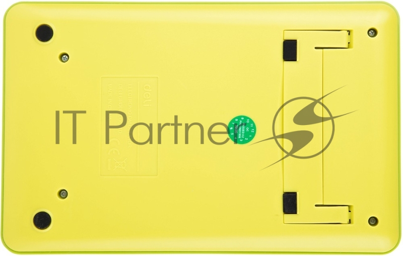 Калькулятор настольный Deli Touch EM01551 желтый 12-разр.