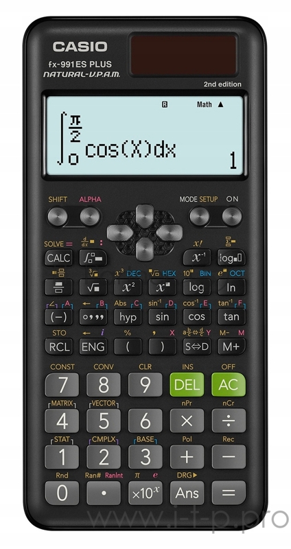 Калькулятор научный Casio FX-991ESPLUS-2SETD черный 10+2-разр.