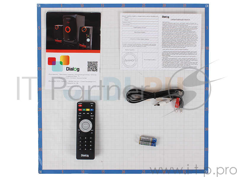 Колонки Dialog Progressive AP-200 BLACK { 2.1, 30W+2*15W RMS, USB+SD reader }