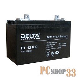 батареи Delta DT 12100 (100 Ач, 12В) свинцово- кислотный аккумулятор