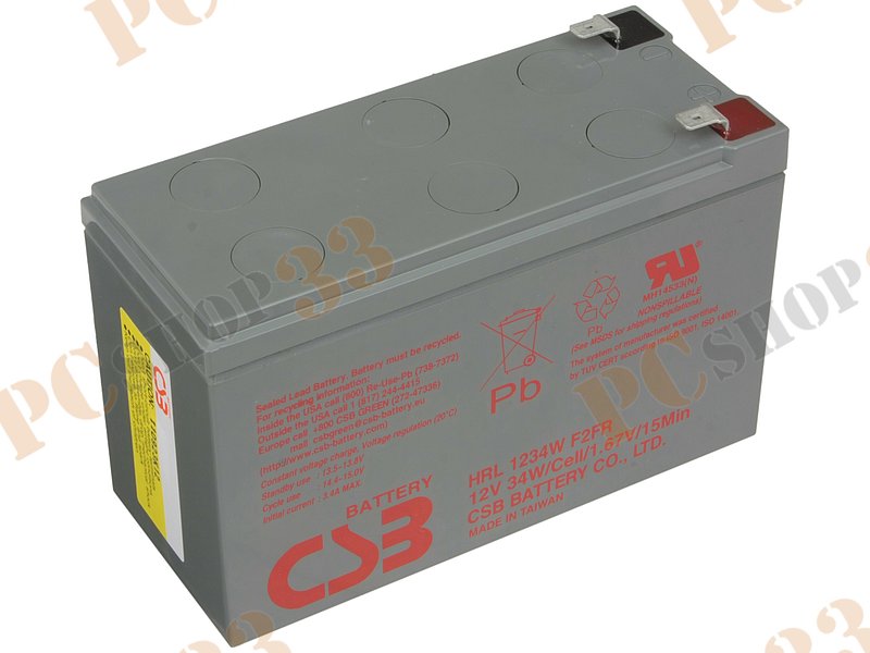 Батарея аккумуляторная CSB HRL1234W F2FR 12В