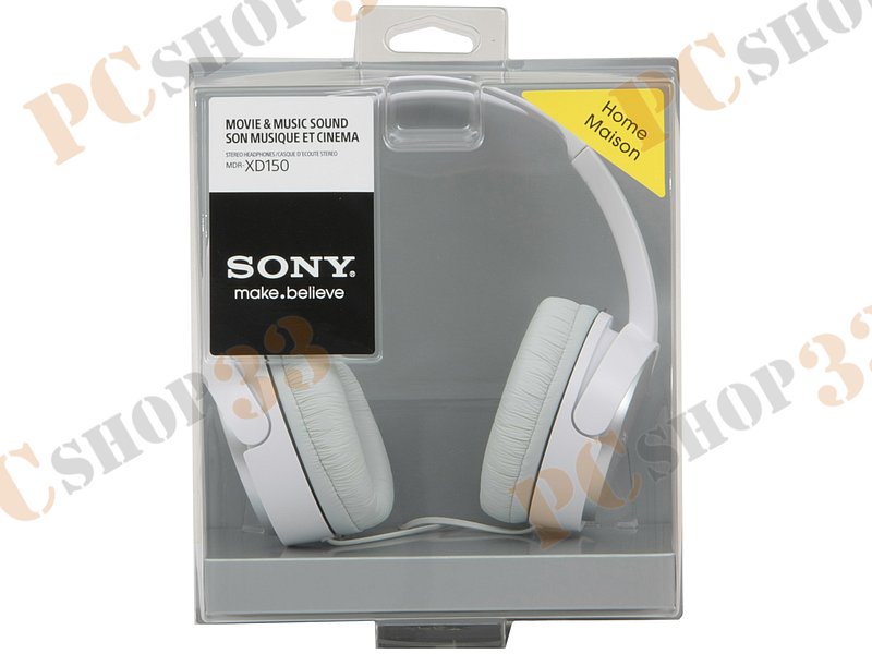Наушники Sony MDR-XD150/WC(AE), бело-серебр.