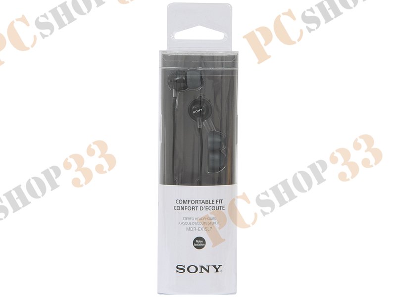 Наушники Sony MDR-EX15LP/BC(AE), черный