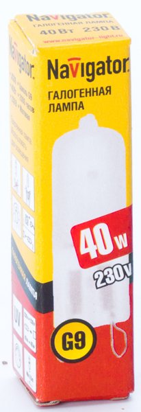 Navigator Галогенные лампы Navigator 94232 Лампа галогенная JCD9 40W frost G9 230V 2000h