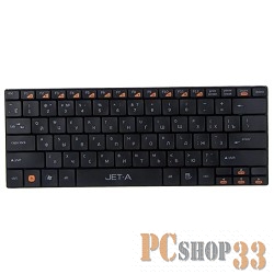 Клавиатуры, мыши Jet.A SlimLine K7 W Black USB {Беспроводная ультракомпактная клавиатура с USB-интерфейсом}