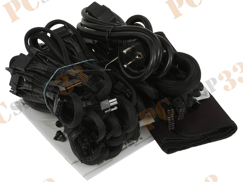 Блок питания 1600Вт Super Flower Leadex Platinum SF-1600F14HP ATX12V V2.32 (24+4/8+6+6/8pin, вентилятор d140мм) + кабель питания EURO (1.4м)