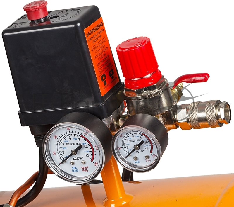 Компрессор поршневой Вихрь КМП-400/100 масляный 24000л/мин 100л 2500Вт оранжевый