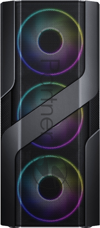 Корпус Formula V-LINE 7405 черный без БП ATX 4x120mm 2xUSB2.0 2xUSB3.0 audio bott PSU