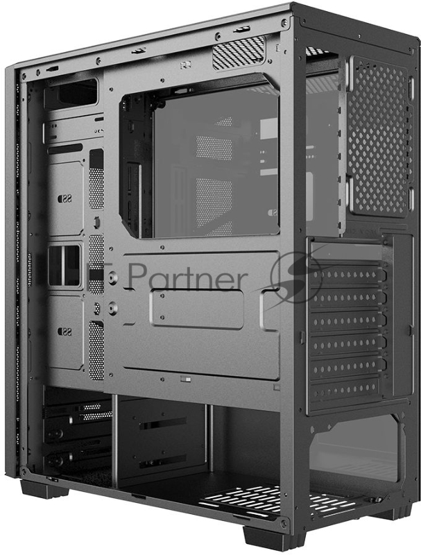 Корпус Formula V-LINE 7405 черный без БП ATX 4x120mm 2xUSB2.0 2xUSB3.0 audio bott PSU