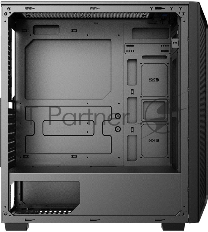 Корпус Formula V-LINE 7405 черный без БП ATX 4x120mm 2xUSB2.0 2xUSB3.0 audio bott PSU