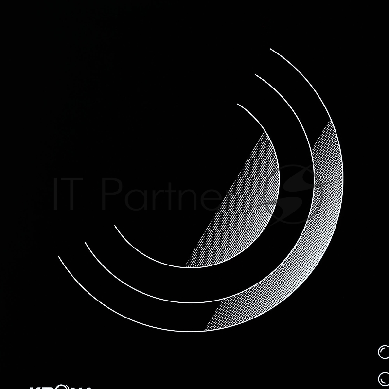 Варочная электрическая панель Krona BRILLARE 60 BL