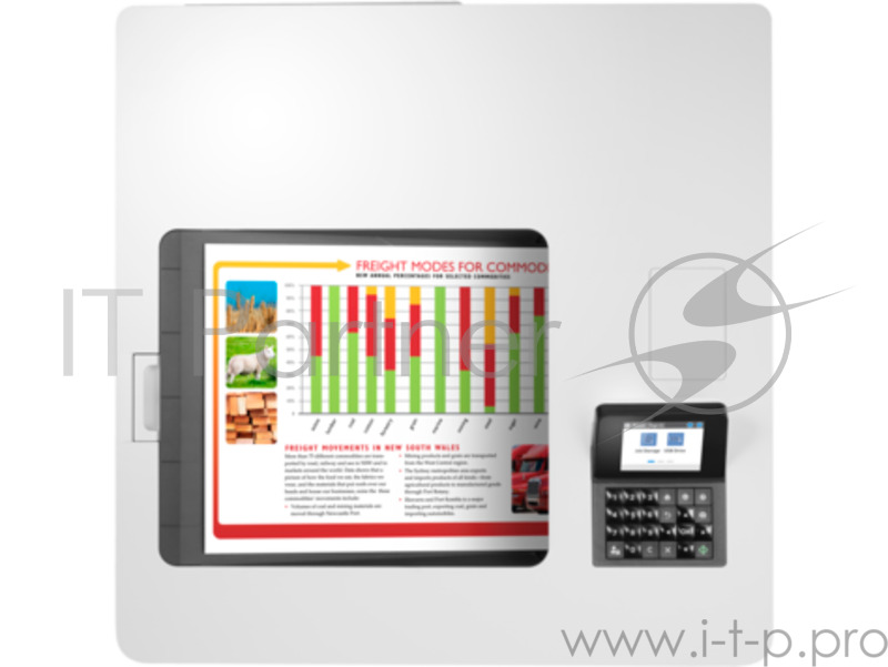 Принтер HP Color LaserJet Enterprise M554dn (A4, 1200dpi, ImageREt 3600, 33(33) ppm, 1 Gb, 2 trays 100+550, Duplex, USB/GigEth, 1y warr, cart.5,5KB&3,5KCMYp.inbox, repl. B5L23A)