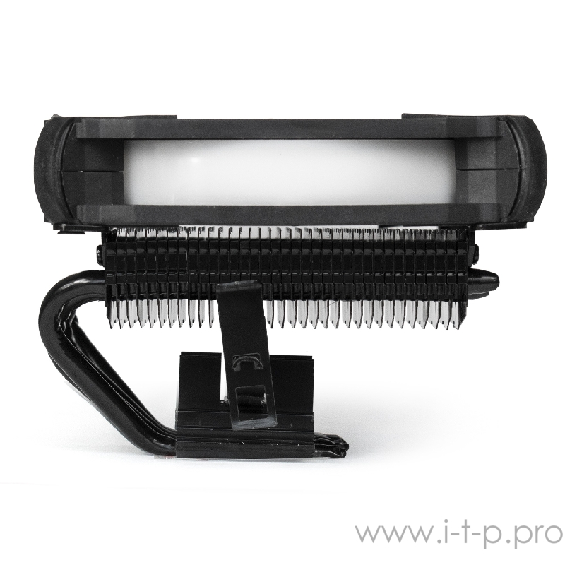 Кулер ExeGate EX286157RUS Dark Magic EE126R-PWM.RGB (Al black coating, LGA775/1150/1151/1155/1156/120 TDP 95W, Fan 120mm, PWM, 900-2000RPM, Hydro bearing, 4pin, 11-24db, 410г, черный, RGB подсветка, с термо