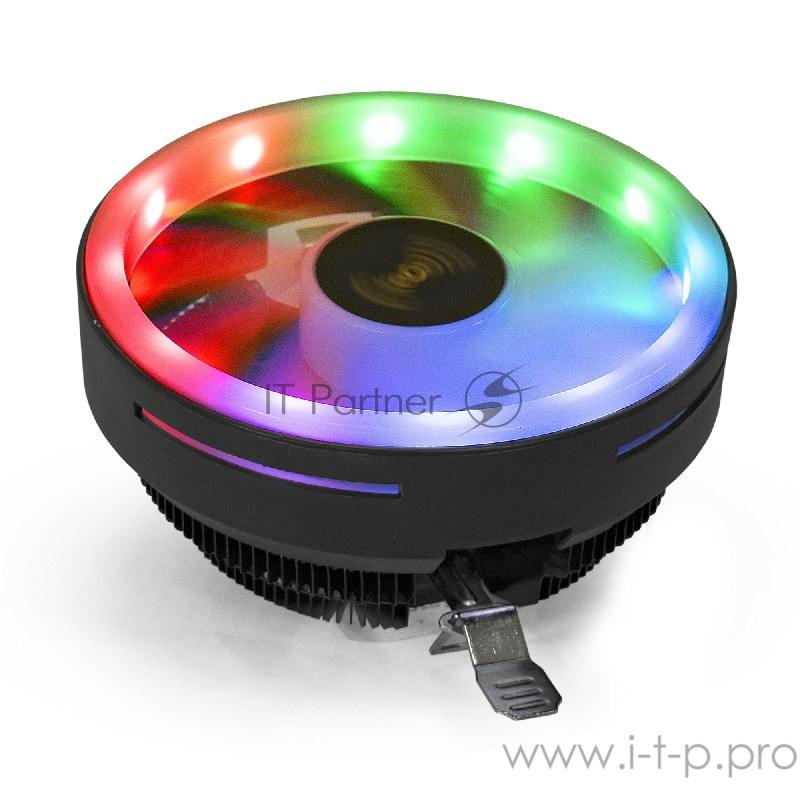 Кулер ExeGate EX286158RUS Dark Magic EE126XL-PWM.RGB (Al black coating, 4 copper heatpipe, LGA775/1150/1151/1155/1156/120 TDP 125W, Fan 120mm, PWM, 900-2000RPM, Hydro bearing, 4pin, 11-24db, 410г, черный, R