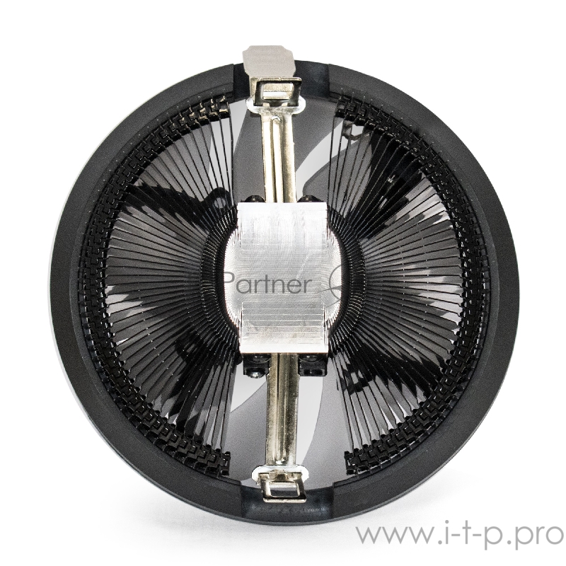 Кулер ExeGate EX286158RUS Dark Magic EE126XL-PWM.RGB (Al black coating, 4 copper heatpipe, LGA775/1150/1151/1155/1156/120 TDP 125W, Fan 120mm, PWM, 900-2000RPM, Hydro bearing, 4pin, 11-24db, 410г, черный, R