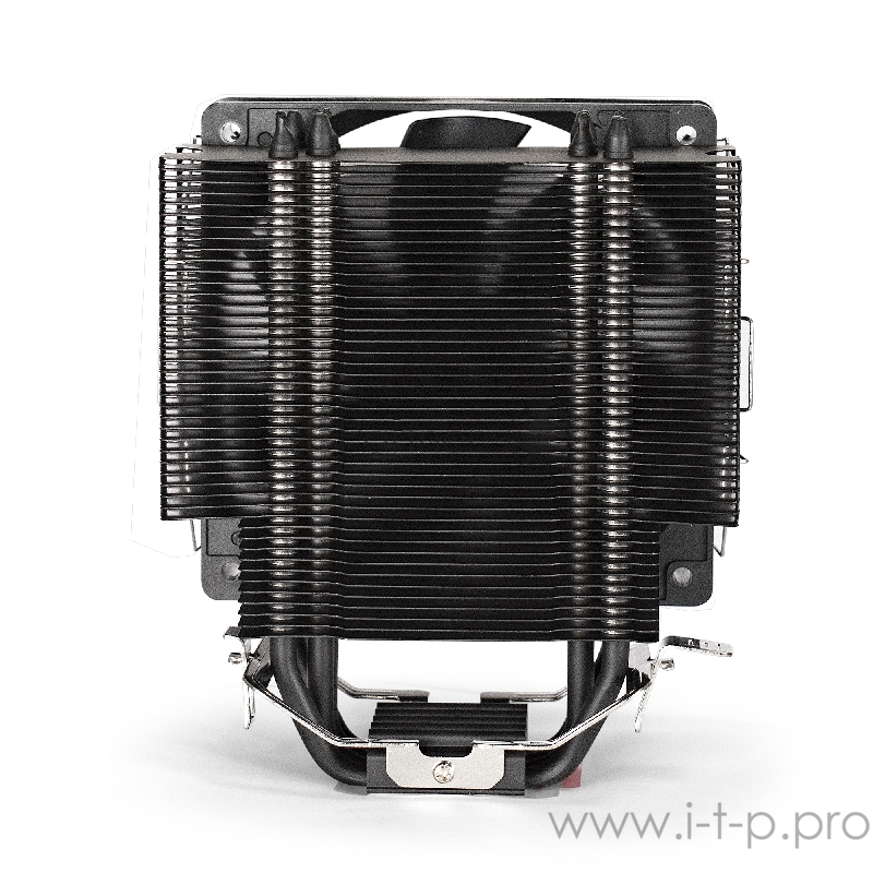 Кулер ExeGate EX286299RUS Dark Magic EXX400B-PWM (Al+Copper, черное покрытие, 4 тепл.трубки, LGA775/1150/1151/1155/1156/120 TDP 140W, Fan 120mm, PWM, 1200-2100RPM, Hydro bearing, 4pin, 11-24db, 595г, с терм