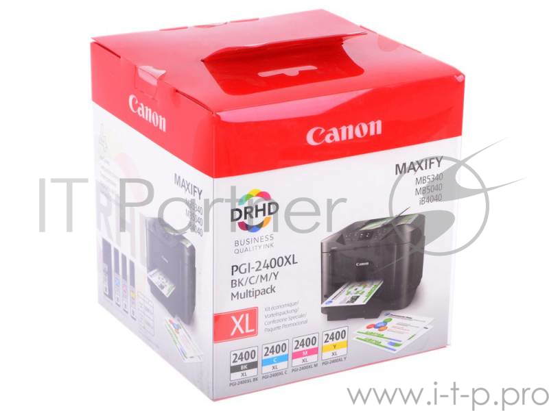 Расходные материалы Canon PGI-2400XL 9257B004 Набор картриджей черный / голубой / пурпурный / желтый
