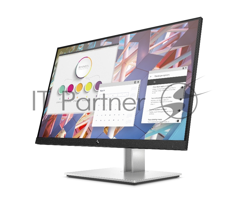 Монитор HP 23.8 E24 G4 серебристый/черный IPS LED 5ms 16:9 HDMI матовая 250cd 178гр/178гр 1920x1080 D-Sub DisplayPort FHD USB 5.7кг