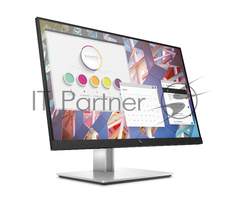 Монитор HP 23.8 E24 G4 серебристый/черный IPS LED 5ms 16:9 HDMI матовая 250cd 178гр/178гр 1920x1080 D-Sub DisplayPort FHD USB 5.7кг