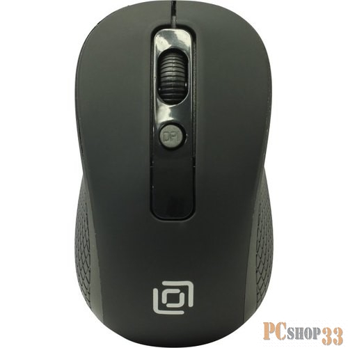 Мышь Oklick 645MW черный оптическая (1600dpi) беспроводная USB (4but)