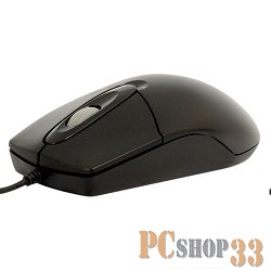 Мышь A4 OP-720 черный оптическая (800dpi) PS/2 (2but)