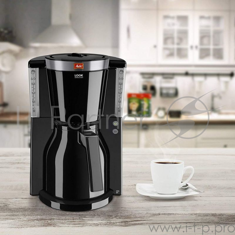 Кофеварка капельная Melitta Look IV Therm Selection 1000Вт черный